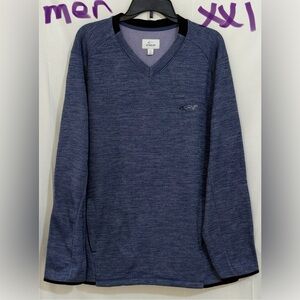 Greg Norman Collection Navy V-Neck Sweater